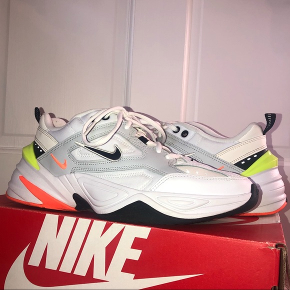 Nike Shoes | Nike M2k Tekno Neon Orangeyellow | Poshmark